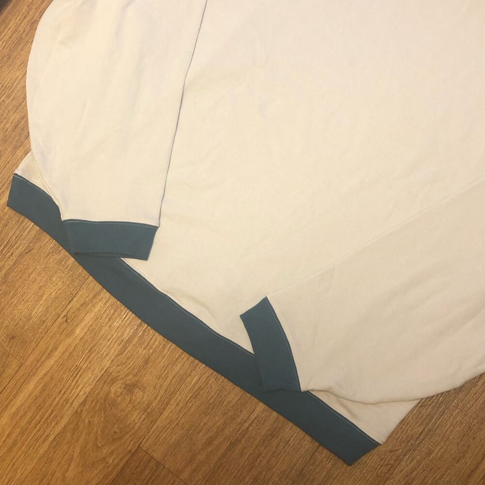 NWOT We the Free / Free People Classic Crew Colorblock Sweatshirt in Tea Combo - Picture 11 of 14